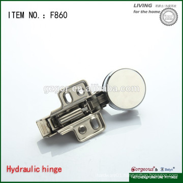 Fixed hydralic glass hinge concealed cabinet hinge